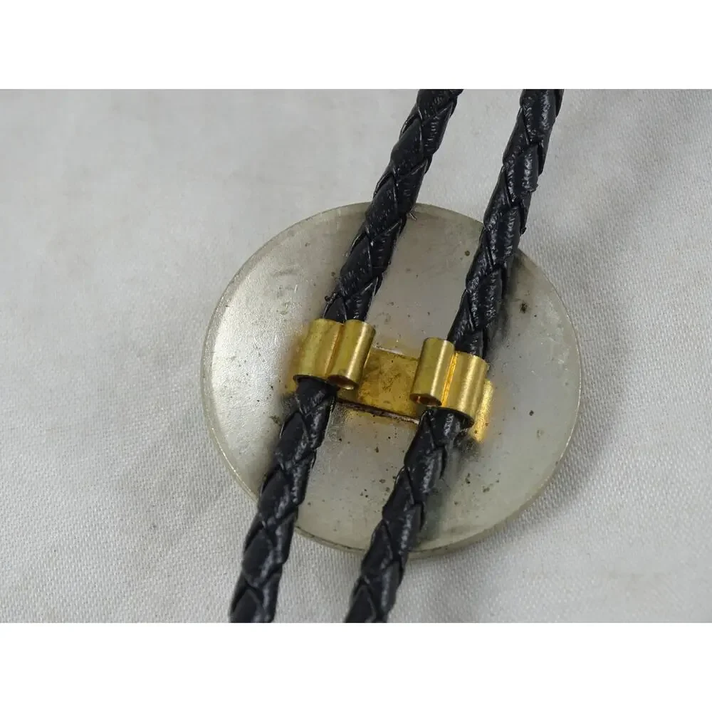 Vintage Western Bolo Tie Mixed Metal Mini Neckwear